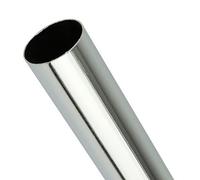 HeavyDuty 25mm OR 32mm Dia-meter Hanging Rail Tubing System for Wall, Floor, Ceiling, Roof And Walk-In Wardrobe Chrome Tubing System (8 FEET TUBE ONLY, 32MM)
