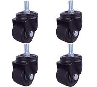HeavyDuty 4X Swivel Casters for Furniture M12 25mm Threaded Rod 600kg (1323 LB) Load Capacity Durable Wheels for Easy Mobility and Stability.