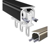 HeavyDuty 6m Ceiling Curtain Track System Ideal for Bedrooms & Bay Windows Commercial Quality SingleTrack Design for Curtains Durable and Easy to Install