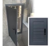 HeavyDuty Aluminum Alloy Access Door with HandleElectrical Wiring Panel for Attics & Basements Crawl Space Door Gray 14"x38" (36x97cm)