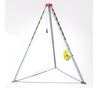 HeavyDuty Aluminum Rescue Tripod Kit816.5kg Capacity 2.1m Firefighting Tripod with 228m Cable Hoist for Confined Space Safety Engineering Solutions & Rescue Operations