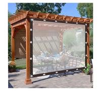 HeavyDuty Clear Tarp 0.12mmTear Resistant Outdoor Panel for rgola Porch Gazebo CabanaWaterproof UV Protected3x6m (9.84x19.68ft) by