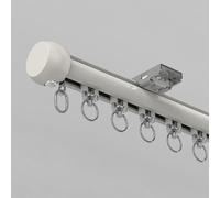 HeavyDuty Curtain Rail Aluminum Alloy Sliding Rod Room Divider 100600cm Ceiling & Wall Mountable Curtain Track (Top C 2.1m/6.8ft)