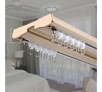 HeavyDuty Double Row Ceiling Curtain Track with Silent Pulleys8.2ft Aluminum Rail for Window Room Divider Perfect for Bedroom & Living Room (d)