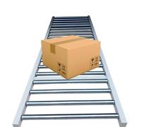 HeavyDuty Folding Conveyor Roller SetSteel Rollers 33" to 3.3" for Lightweight Loading & UnloadingDurable Gravity Conveyor Slides for Material Handling