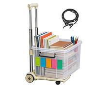 HeavyDuty Hand Cart100kg Capacity ble Trolley with Swivel WheelsIdeal for Travel Airport Shopping Groceries GarageSturdy & Convenient