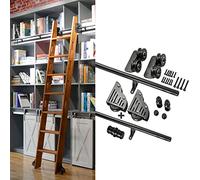 HeavyDuty Hardware Kit for 3.3ft20ft Round Tube Sliding Stair Rails Includes Smooth Rolling Wheels for Easy Mobility and Installation Perfect for Custom Stair Solutions