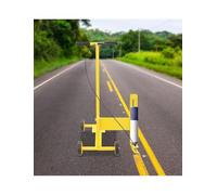 HeavyDuty Manual Paint Line Marker for Parking Spaces Warehouse Floors & Sports CourtsDurable Push Striper for Precise Line Marking