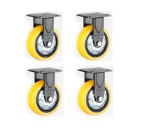 HeavyDuty Polyurethane Office Casters Set of 4 Durable and Universal Wheels for All Floor Types Easy Mobility EnergySaving Solution for Your Workspace