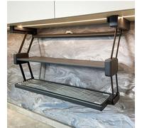 HeavyDuty Pull Down Shelf for Kitchen CabinetsFoldable Expandable Organizer for Pots Pans and FoodEasy to Install and Use Maximize Space Efficiently