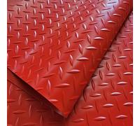 HeavyDuty Rubber Garage Floor Mat NonSlip Commercial Flooring Roll for Workshop Kitchen Gym Garden Shed Red 1x9mDurable & Versatile Protection