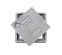 HeavyDuty Square Outdoor Drainage Basin Cover 60x60cm Septic Tank Lid Reinforced Catch Basin Drain Cover for Yard Durable Sewage Basin Protection