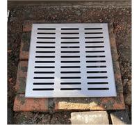 HeavyDuty Stainless Steel Manhole Cover & Grate for Outdoor Drainage System Durable Rainwater Drain Ditch Grate for Patios Gardens and Lawns