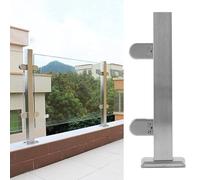 HeavyDuty Stainless Steel Railing Balusters with Clamp 90cm Privacy Fence Posts for Decks Stairs & GardensDurable Stylish Silver Finish WeatherResistant Design