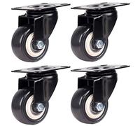 HeavyDuty Swivel Casters 1.5/2 Inch 180250kg Capacity 2 with Brake & 2 Standard Ideal for Furniture Durable & Smooth Mobility Perfect for Industrial Use