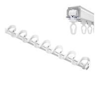 HeavyDuty Thick Curt SSD Wave Ceiling Rail Hidden Drapery Track for Room Partitions & Bay Windows Serpentine Mute Curtain Rod Versatile & Design