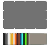 HeavyDuty UV Protection Shade Net 2.6 x 4.2m 98% UV Block Rectangle Canopy with Grommets & Cords for Balcony Outdoor Garden Pool Light Gray