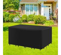 HeavyDuty Waterproof Garden Furniture Cover 360x180x75cmUVResistant Windproof Protection for Outdoor Table & Chair Sets Winterproof Patio Furniture Shield