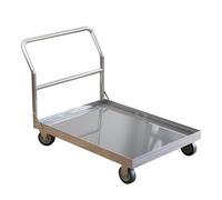 HeavyDuty with Wheels 400 kg Load tyEdelstahl Platform Trolley Perfect for Private & Commercial Use Stylish Fence Design Large Size
