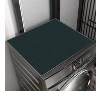 Heavyoff Washer and Dryer Covers for The Top, 25.6" x 23.6" Washer and Dryer Top Protector Mat, Non-slip Washing Machine Cover for Home Kitchen Laundry Room, Dark Green