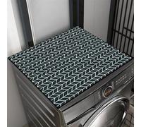 Heavyoff Washer and Dryer Covers for The Top, 54" x 27.6" Washer and Dryer Top Protector Mat, Non-slip Washing Machine Cover for Laundry Room Kitchen, Dark Green