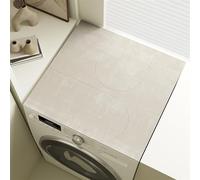 Heavyoff Washer and Dryer Covers for the Top, Non-slip Dryer Top Protector Mat, 27.2" x 27.2" Fast Drying Absorbent Mat Top for Home Kitchen Laundry Room, Style 2