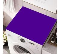 Heavyoff Washer and Dryer Covers for the Top, Non-slip Dryer Top Protector Mat, 54" x 27.6" Silicone Fast Drying Absorbent Mat Top for Kitchen Laundry Room, Purple