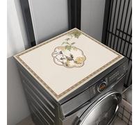 Heavyoff Washer and Dryer Covers for the Top, Non-slip Protector Mat, 15.8" x 11.8" Dust-proof Washing Machine Dryer Top Covers for Kitchen Laundry Room, Style 6