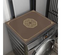 Heavyoff Washer and Dryer Covers for the Top, Non-slip Protector Mat, 19.7" x 15.8" Dust-proof Washing Machine Dryer Top Covers for Kitchen Laundry Room, Style 15