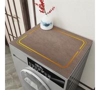 Heavyoff Washer and Dryer Covers for the Top, Non-slip Protector Mat, 23.6" x 19.7" Dust-proof Washing Machine Dryer Top Covers for Laundry Room Kitchen, Style 7