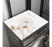 Heavyoff Washer and Dryer Covers for the Top, Non-slip Protector Mat, 23.6" x 19.7" Dust-proof Washing Machine Dryer Top Covers for Kitchen Laundry Room, Style 9