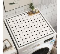 Heavyoff Washer and Dryer Covers for the Top, Non-slip Protector Mat, 27.2" x 27.2" Absorbent Washing Machine Dryer Top Covers for Kitchen Laundry Room, Style 14
