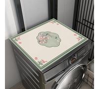 Heavyoff Washer and Dryer Covers for the Top, Non-slip Protector Mat, 27.2" x 27.2" Dust-proof Washing Machine Dryer Top Covers for Kitchen Laundry Room, Style 5