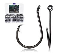 Heavyweight Catfish Hooks - Super Sharp and Offset Fishing Hooks for Saltwater and Freshwater - Octopus Circle Hooks - Perfect Catfishing Tackle-B-Mixed