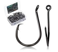 Heavyweight Catfish Hooks - Super Sharp and Offset Fishing Hooks for Saltwater and Freshwater - Octopus Circle Hooks - Perfect Catfishing Tackle-8/0