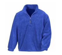 Heavyweight Fleece Jumper Mens Ladies 1/4 Zip Warm Outdoor Pullover Plain Top