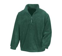 Heavyweight Fleece Jumper Mens Ladies 1/4 Zip Warm Outdoor Pullover Plain Top