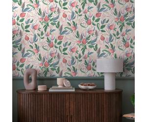 Heavyweight Floral Wallpaper AS Creation 79062-5 Still Bloom Feature Wall Pink