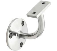 Heavyweight Handrail Bannister Bracket 80mm Projection Polished Chrome
