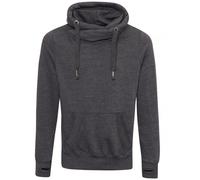 Heavyweight Hoodie Sweatshirt Plain Cross Neck Hooded Pullover Jumper Unisex