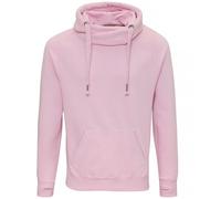 Heavyweight Hoodie Sweatshirt Plain Cross Neck Hooded Pullover Jumper Unisex