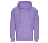 Heavyweight Hoodie Sweatshirt Plain Cross Neck Hooded Pullover Jumper Unisex