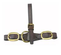 Heavyweight Leather 'T' Coupling - Havana · One Size