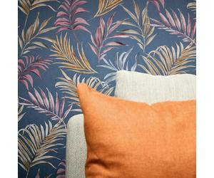 Heavyweight Palm Wallpaper AS Creation 79108-5 Midnight Botanica Feature Wall