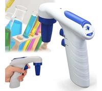 HEAXIY High Accuracy Electric Pipettor, 0.1-200ML Large Volume Motorized Pipette Filler Pipette Controller for Biology Chemical Laboratory
