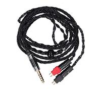 Heayzoki Audio Cable for Sennheiser, Double Needle 8 Core Balanced OCC Silver Plated Audio Cable for Sennheiser HD600 HD580(4.4MM)