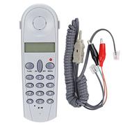 Heayzoki Telephone Line Tester,Telephone Butt Test Tester Lineman Tool Cable SetConnectorsJoiner Home Office,Call, Caller ID, Line Detection,Professional Telephone Test SetLCD Display