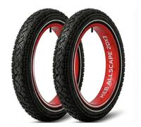 HEB Allscape 20x3.0 E-Bike Fat Tire - Puncture Resistant 20 Inch Electric Bike Tire, 2X Thicker Heavy Duty 20x3 Ebike Tire for 20x3.0 Fat Tire E Bikes, All-Terrain Street & Trail - 2 Pack