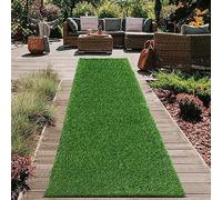 HEBE Artificial Grass Turf Rug Grass Mat 2x8 Ft Dog Pee Pads Potty Training Rug with Drainage Holes Fake Grass Patch Turf Carpet Door Mat for Dog Pets Patio Lawn Landscape Balcony