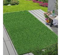 HEBE Artificial Grass Turf Rug Grass Mat 3x5Ft Reusable Dog Pee Pads Potty Training Rug with Drainage Holes Fake Grass Patch Turf Carpet Door Mat for Dogs Pets Lawn Balcony